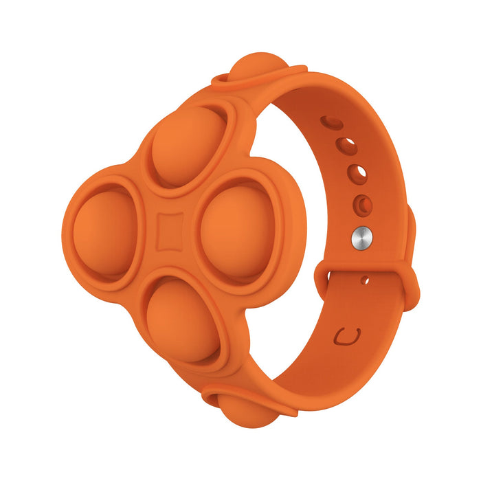 Wholesale Push bubble bracelet JDC-FT-HC016 fidgets toy 华创 Orange Wholesale Jewelry JoyasDeChina Joyas De China
