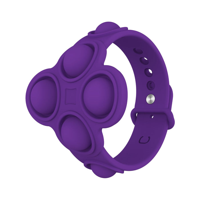 Wholesale Push bubble bracelet JDC-FT-HC016 fidgets toy 华创 Purple Wholesale Jewelry JoyasDeChina Joyas De China
