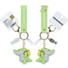 Wholesale PVC Fat Crocodile Keychain JDC-KC-SH003 Keychains 随和 yellow Wholesale Jewelry JoyasDeChina Joyas De China