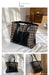 Wholesale pvc large capacity leopard handbag JDC-HB-JunLi014 Handbags 骏丽 Rhombic black Wholesale Jewelry JoyasDeChina Joyas De China