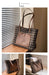 Wholesale pvc large capacity leopard handbag JDC-HB-JunLi014 Handbags 骏丽 Rhombic Brown Wholesale Jewelry JoyasDeChina Joyas De China