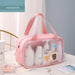 Wholesale PVC PU Waterproof Cosmetic Bag Toiletry Bag JDC-CB-GeiN006 Cosmetic bag 格纳 pink M Wholesale Jewelry JoyasDeChina Joyas De China