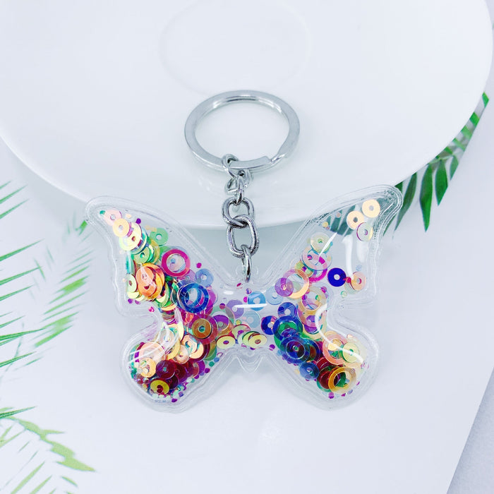 Wholesale PVC Sequin key chain MOQ ≥ 10 JDC-KC-YZ013 Keychains 永泽 3.2 minimum 10 pieces for wholesale Wholesale Jewelry JoyasDeChina Joyas De China