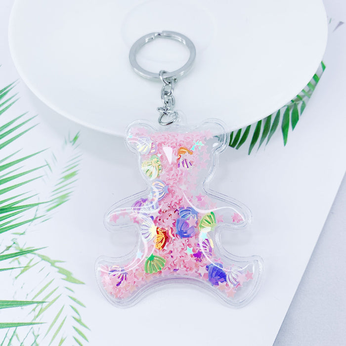 Wholesale PVC Sequin key chain MOQ ≥ 10 JDC-KC-YZ013 Keychains 永泽 4 minimum 10 pieces for wholesale Wholesale Jewelry JoyasDeChina Joyas De China