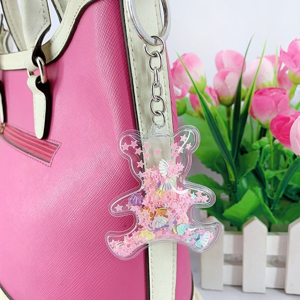 Wholesale PVC Sequin key chain MOQ ≥ 10 JDC-KC-YZ013 Keychains 永泽 Wholesale Jewelry JoyasDeChina Joyas De China