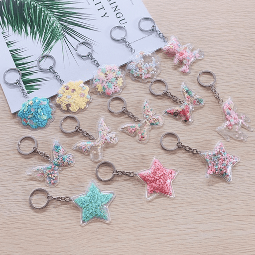 Wholesale PVC Sequin key chain MOQ ≥ 10 JDC-KC-YZ013 Keychains 永泽 Wholesale Jewelry JoyasDeChina Joyas De China