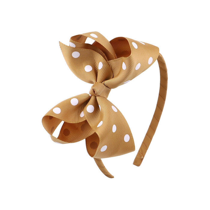 Wholesale quick sell ribbed ribbon Butterfly Headband JDC-HD-YL007 Headband 雅伦 2 color Wholesale Jewelry JoyasDeChina Joyas De China