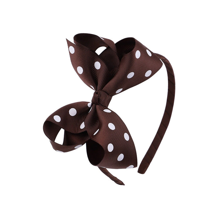 Wholesale quick sell ribbed ribbon Butterfly Headband JDC-HD-YL007 Headband 雅伦 3 color Wholesale Jewelry JoyasDeChina Joyas De China