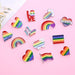 Wholesale Rainbow Brooch Love Rainbow Flag Alloy Badge Brooch JDC-BC-KuSHan001 Brooches 酷闪 Wholesale Jewelry JoyasDeChina Joyas De China