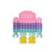 Wholesale Rainbow Children's Educational Silicone Keychains Toys JDC-TOY-AA071 fidgets toy JoyasDeChina Wholesale Jewelry JoyasDeChina Joyas De China