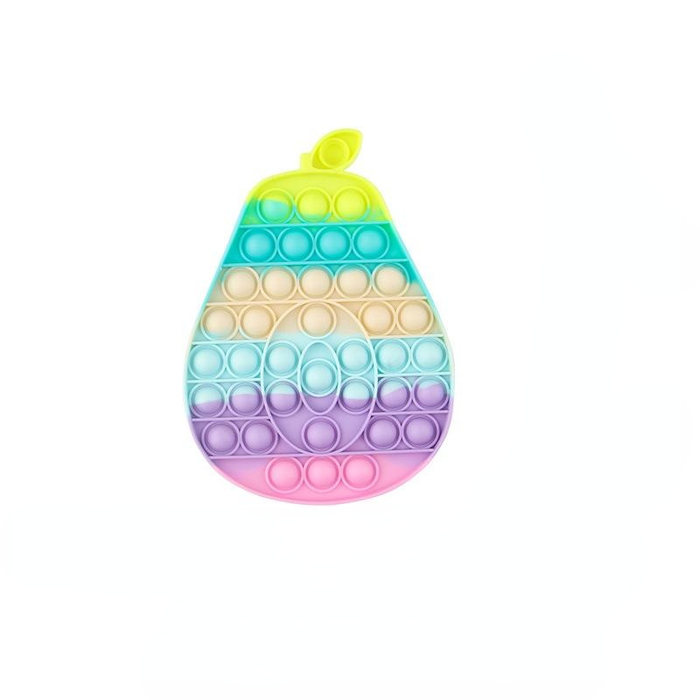 Wholesale Rainbow Children's Educational Silicone Keychains Toys JDC-TOY-AA071 fidgets toy JoyasDeChina Wholesale Jewelry JoyasDeChina Joyas De China