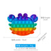 Wholesale Rainbow Children's Educational Silicone Keychains Toys JDC-TOY-AA071 fidgets toy JoyasDeChina Rainbow crab Wholesale Jewelry JoyasDeChina Joyas De China