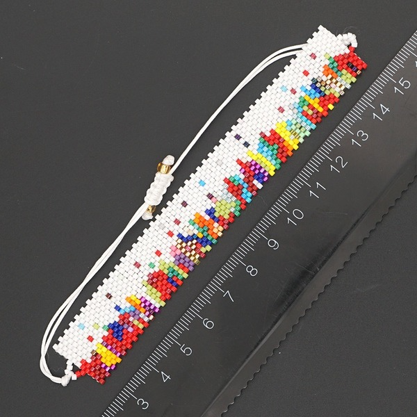 Bulk Jewelry Wholesale Rainbow Contrast Color Wide Bracelet JDC-gbh336 Wholesale factory from China YIWU China