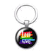 Wholesale Rainbow Flag Gemstone LGBT Keychain JDC-KC-CMX001 Keychains 晨墨兮 ZB1038-05 Wholesale Jewelry JoyasDeChina Joyas De China