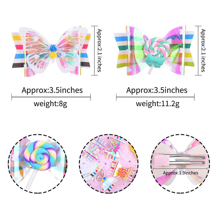 Wholesale Rainbow Lollipop Gradient Sequin Children Hairpin Hairpin Hairpin Hairpin JDC-HC-Xiane006 Hair Clips 仙儿 Wholesale Jewelry JoyasDeChina Joyas De China