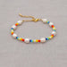 Bulk Jewelry Wholesale Rainbow Natural Pearl Bracelet JDC-gbh353 Wholesale factory from China YIWU China