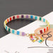 Wholesale Rainbow rice bead woven bracelet women JDC-BT-GBH071 Bracelet 怪我咯 Wholesale Jewelry JoyasDeChina Joyas De China