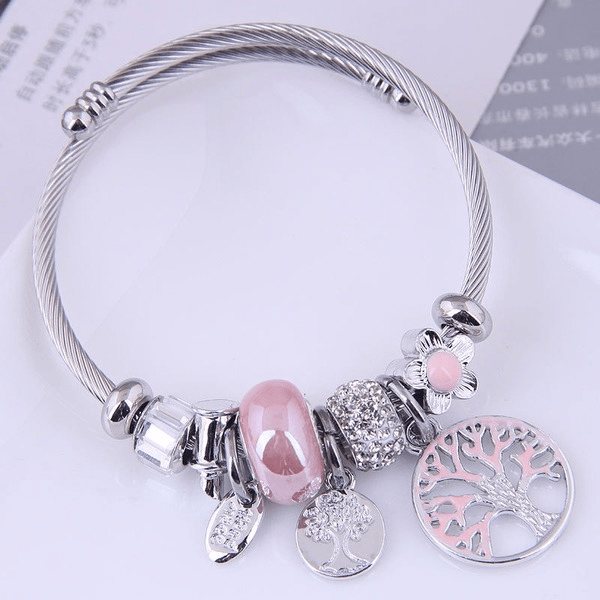 Wholesale random color alloy bracelet of the tree of life JDC-BT-WY111 Bracelet 威扬 Wholesale Jewelry JoyasDeChina Joyas De China