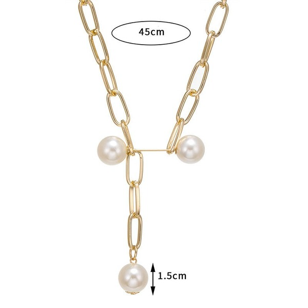 Bulk Jewelry Wholesale Rectangular adjustable pendant necklace collarbone chain JDC-NE-b202 Wholesale factory from China YIWU China