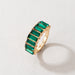 Wholesale rectangular multi-color Rhinestone ring JDC-RS-C291 Rings JoyasDeChina 20031 green Wholesale Jewelry JoyasDeChina Joyas De China