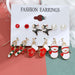 Wholesale red alloy earrings JDC-ES-D720 earrings JoyasDeChina 08 Wholesale Jewelry JoyasDeChina Joyas De China
