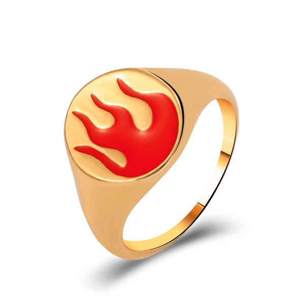 Wholesale red alloy ring JDC-RS-D737 Rings 晴雯 Wholesale Jewelry JoyasDeChina Joyas De China