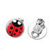 Wholesale red alloy seven-star ladybug girl earrings JDC-ES-SongX003 Earrings 淞香 4 Wholesale Jewelry JoyasDeChina Joyas De China