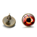 Wholesale red alloy writing wheel eye earrings JDC-ES-SongX002 Earrings 淞香 Ancient bronze 4 12MM Wholesale Jewelry JoyasDeChina Joyas De China