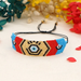 Bulk Jewelry Wholesale red and blue color matching geometric devil's eye beaded bracelet JDC-gbh301 Wholesale factory from China YIWU China