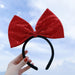 Bulk Jewelry Wholesale red bow hair band JDC-HD-bd014 Wholesale factory from China YIWU China