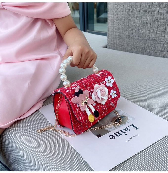 Wholesale red canvas children's bag JDC-CB-GSKR017 Shoulder Bags 梁家营坤然 Wholesale Jewelry JoyasDeChina Joyas De China