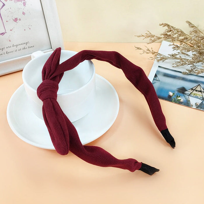 Wholesale red cloth hairband JDC-HD-O362 Headband 潮炫 Wholesale Jewelry JoyasDeChina Joyas De China