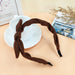 Wholesale red cloth hairband JDC-HD-O362 Headband 潮炫 Coffee color Wholesale Jewelry JoyasDeChina Joyas De China