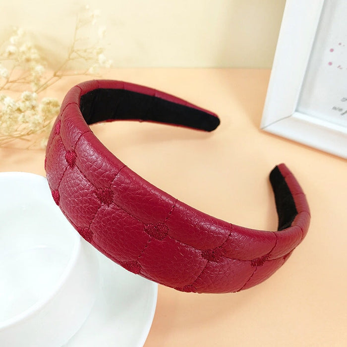 Wholesale red cloth headband JDC-HD-O352 Headband 潮炫 Red 4cm Wholesale Jewelry JoyasDeChina Joyas De China