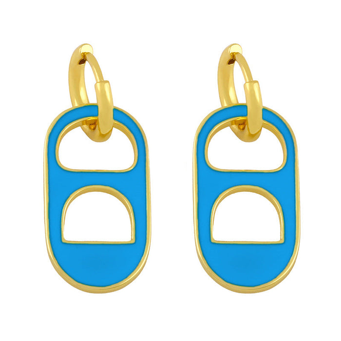 Wholesale red copper Earrings JDC-ES-AS072 Earrings 翱?N sky blue Wholesale Jewelry JoyasDeChina Joyas De China
