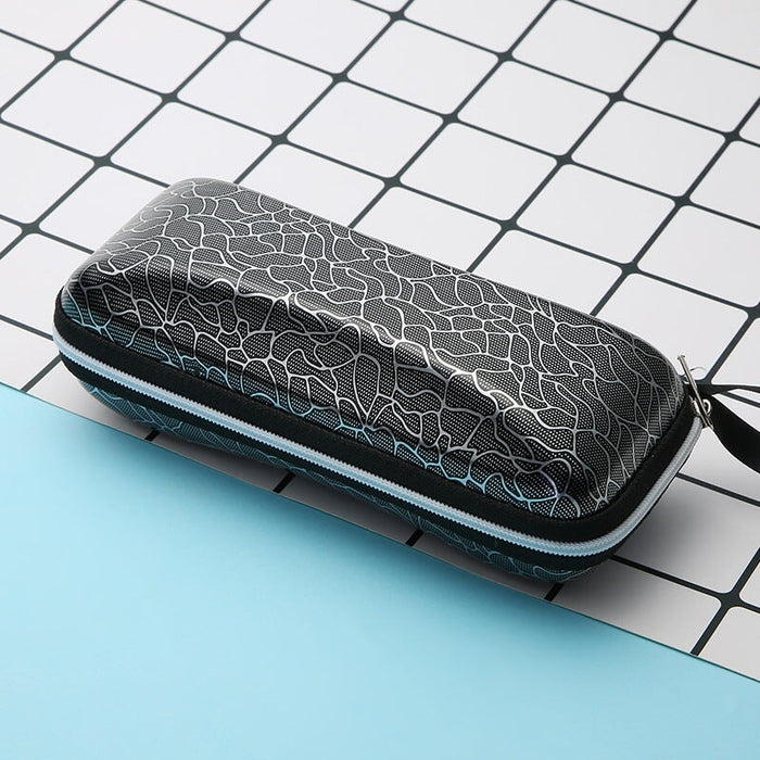 Wholesale red leather glasses case JDC-SG-JinF021 Sunglasses 季丰 black pattern Wholesale Jewelry JoyasDeChina Joyas De China