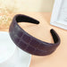 Wholesale red leather hair band JDC-HD-O345 Headband 潮炫 purple Wholesale Jewelry JoyasDeChina Joyas De China