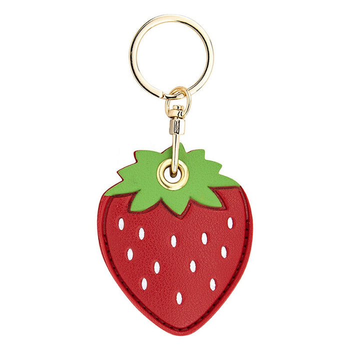 Wholesale red leather keychain JDC-KC-Bam005 Keychains 捌门 Look3 access control card sleeve - Strawberry Wholesale Jewelry JoyasDeChina Joyas De China
