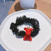 Wholesale red metal hair tie JDC-HS-GSXP001 Hair Scrunchies 宏鑫 Little bear Wholesale Jewelry JoyasDeChina Joyas De China