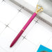 Wholesale red metal large diamond ballpoint pen JDC-BP-Huah006 Ballpoint Pen 华豪 Wholesale Jewelry JoyasDeChina Joyas De China