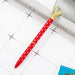 Wholesale red metal large diamond ballpoint pen JDC-BP-Huah006 Ballpoint Pen 华豪 Big red and white dot color28 1 Wholesale Jewelry JoyasDeChina Joyas De China