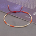 Bulk Jewelry Wholesale red Miyuki rice beads hand-woven bracelets JDC-gbh388 Wholesale factory from China YIWU China