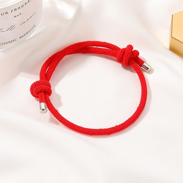 Bulk Jewelry Wholesale red nylon rope braided knotted zipper JDC-BT-D473 Wholesale factory from China YIWU China