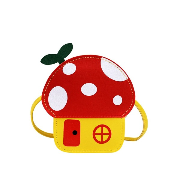 Wholesale red pu leather kids shoulder bag JDC-SD-JiaQ101 Shoulder Bags 家庆 Wholesale Jewelry JoyasDeChina Joyas De China