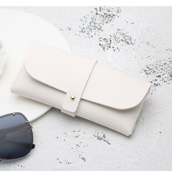 Wholesale red pvc leather glasses case JDC-GA-LinQ003 glasses accessories 玲青 White 16.8*8*3.8 Wholesale Jewelry JoyasDeChina Joyas De China