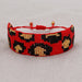 Bulk Jewelry Wholesale red retro national style woven leopard bracelet JDC-gbh328 Wholesale factory from China YIWU China