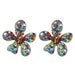 Wholesale red rhinestone earrings JDC-ES-JJ339 Earrings 聚嘉 color Wholesale Jewelry JoyasDeChina Joyas De China