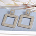 Wholesale red rhinestone earrings JDC-ES-SK052 Earrings 深刻 Wholesale Jewelry JoyasDeChina Joyas De China