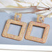 Wholesale red rhinestone earrings JDC-ES-SK052 Earrings 深刻 Golden AB Wholesale Jewelry JoyasDeChina Joyas De China