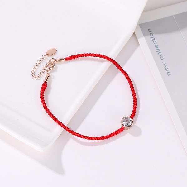 Bulk Jewelry Wholesale red rope copper decorative anklet JDC-AS-A2 Wholesale factory from China YIWU China